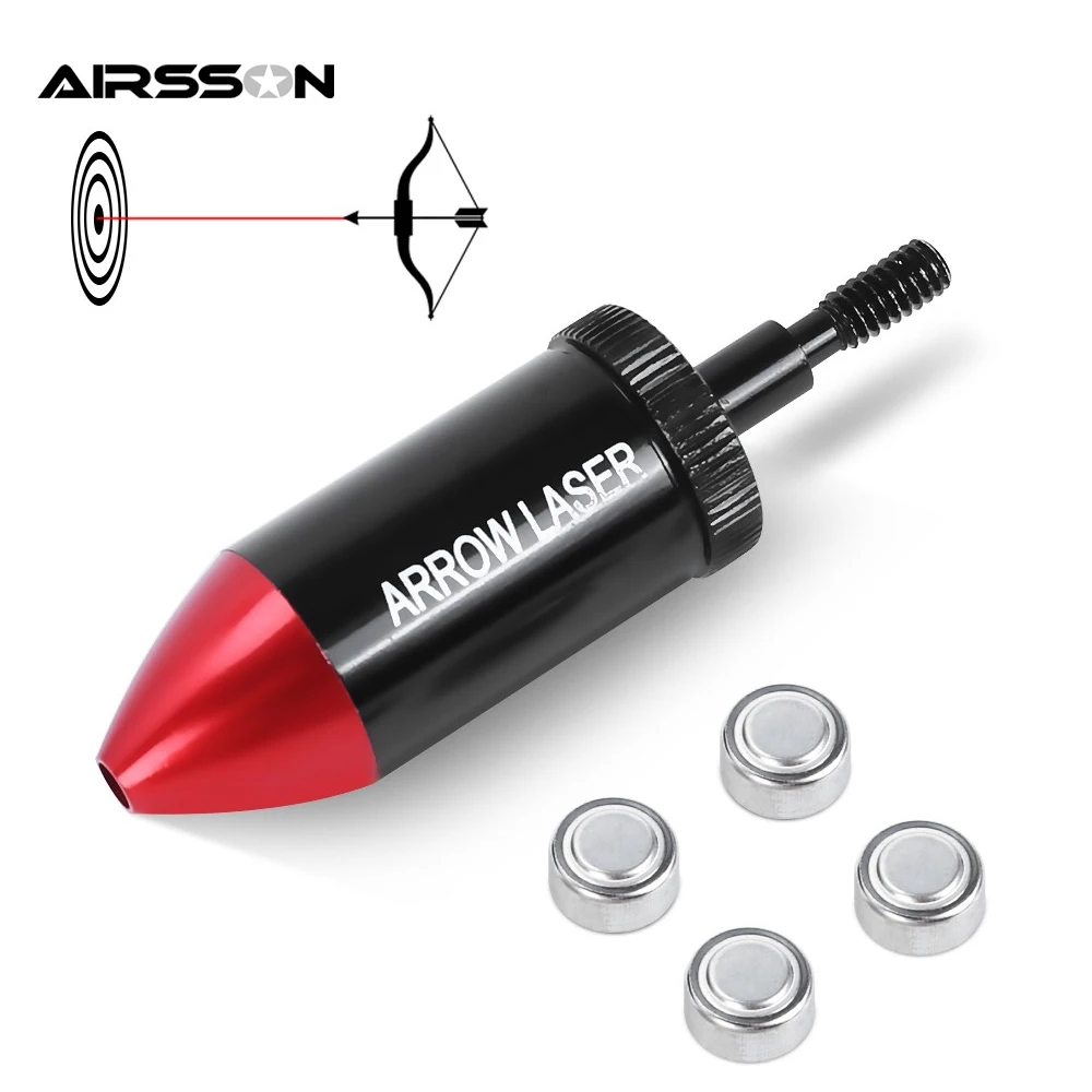 Freccia Bore Sight Red Dot Laser Boresighter Tiro Con L'Arco Tattico Balestra Compound Bow Sight Tool Per Tiro Al Bersaglio Da Caccia All'Aperto
