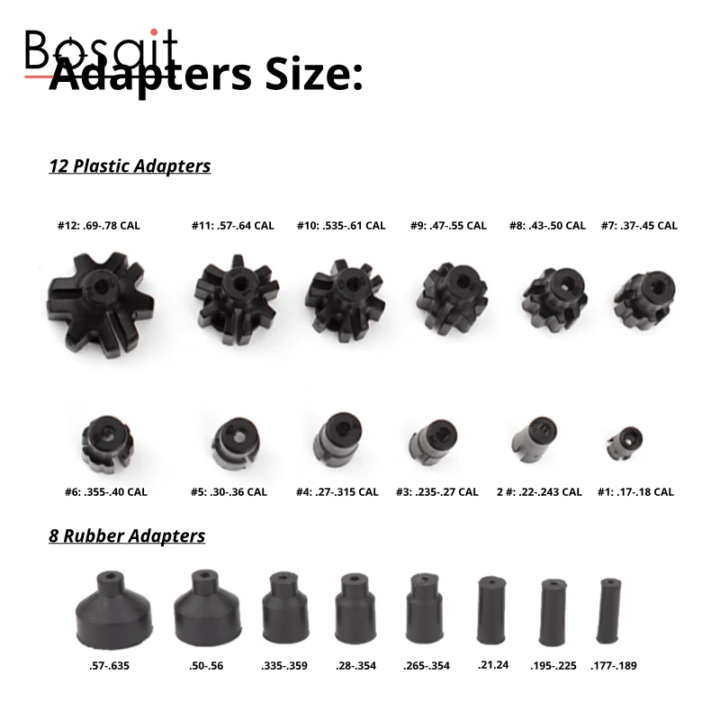 Adattatori In Plastica Da. 177 A. 78 12Ga Per Boresighters Laser