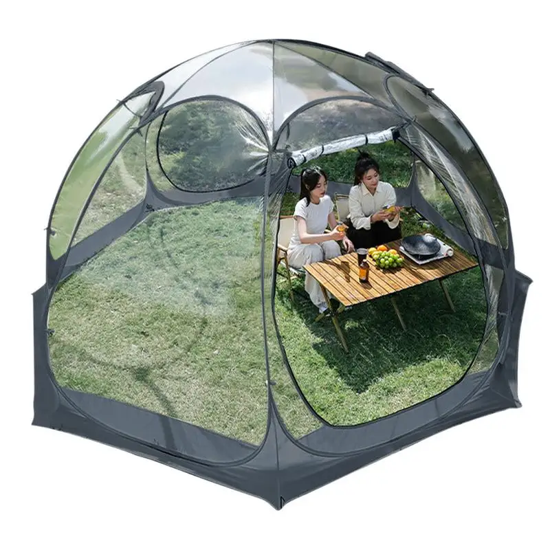 Tenda Da Esterno Trasparente Impermeabile Trasparente Bubble House Pieghevole Bubble House Per Campeggio Backyard Garden Party Tenda Addensata