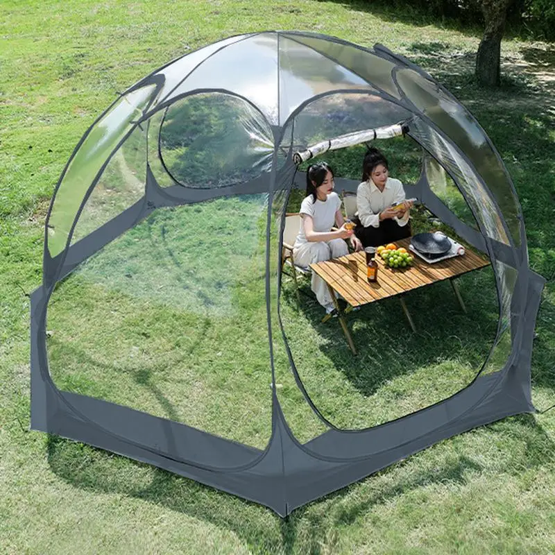 Tenda Da Esterno Trasparente Impermeabile Trasparente Bubble House Pieghevole Bubble House Per Campeggio Backyard Garden Party Tenda Addensata