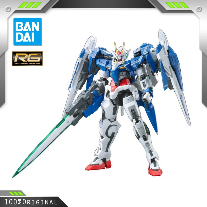 Bandai Anime Rg 1/144 Gn-000 Raiser Gundam Nuovo Rapporto Mobile Gundam Wing Assembly Kit Modello In Plastica Action Toys Figure Gift