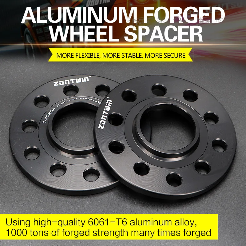 2 Pezzi 3/5/8/10/12Mm Pcd 5X100 Cb 54.1Mm Adattatore Distanziale Ruota 5 Lug Distanziale Ruota In Alluminio Vestito Per Toyota Crown Gt2000 Prius