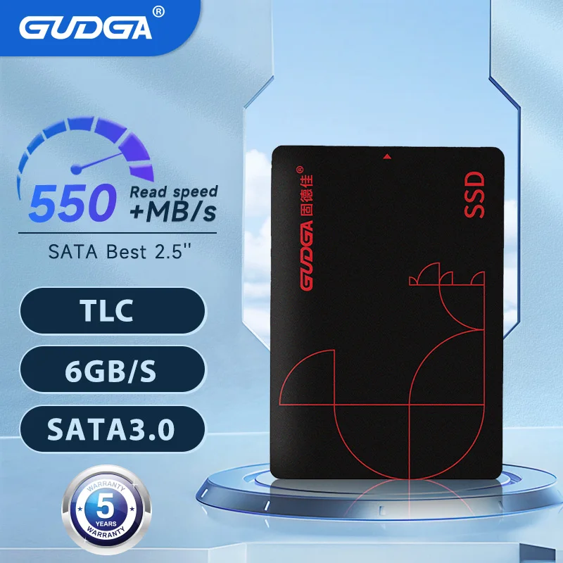 Gudga Hard Disk Ssd Hdd 2.5 Sata3 Ssd 120Gb 240Gb 480Gb 128Gb 256G 1Tb 2Tb A Stato Solido Interno Per Laptop Hard Disk Desktop