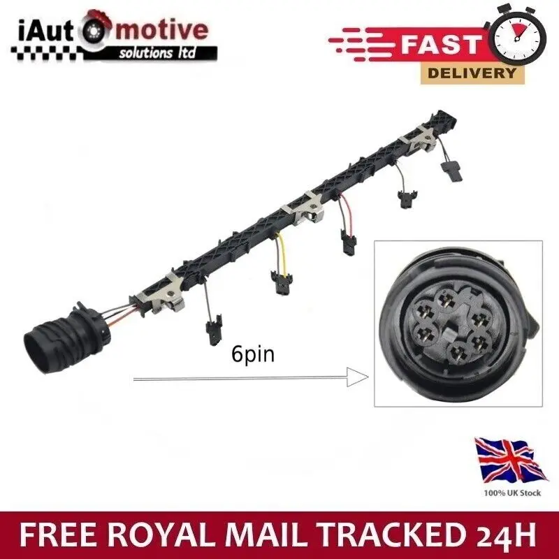 Cablaggio Iniettore Telaio Per Vw Touareg 7L T5 Transporter Multivan 2.5Tdi 070971033