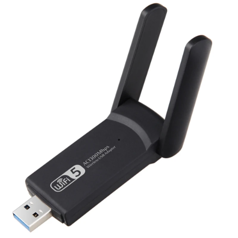 2.4G 5.8G Usb3.0 Adattatore Lan Wireless Dual Band Antenna In Plastica Ricevitore Wifi Per Adattatore Lan Wireless Per Laptop Desktop