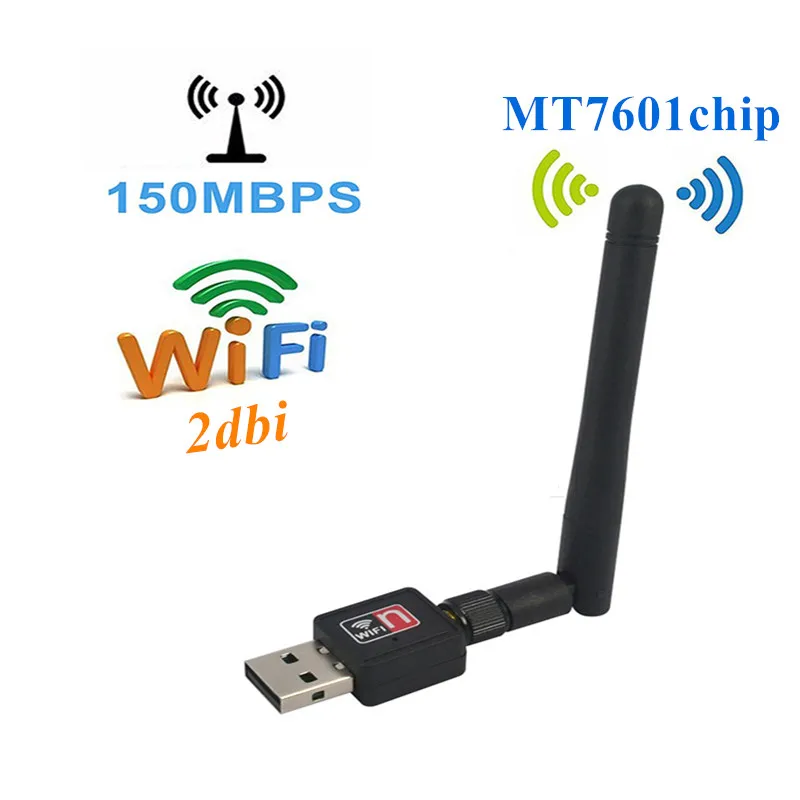 Mini Adattatore Wifi 150M Usb Wifi Antenna Scheda Di Rete Per Computer Wireless 802.11N/G/B Lan Pc Adattatore Wifi Con Antenna