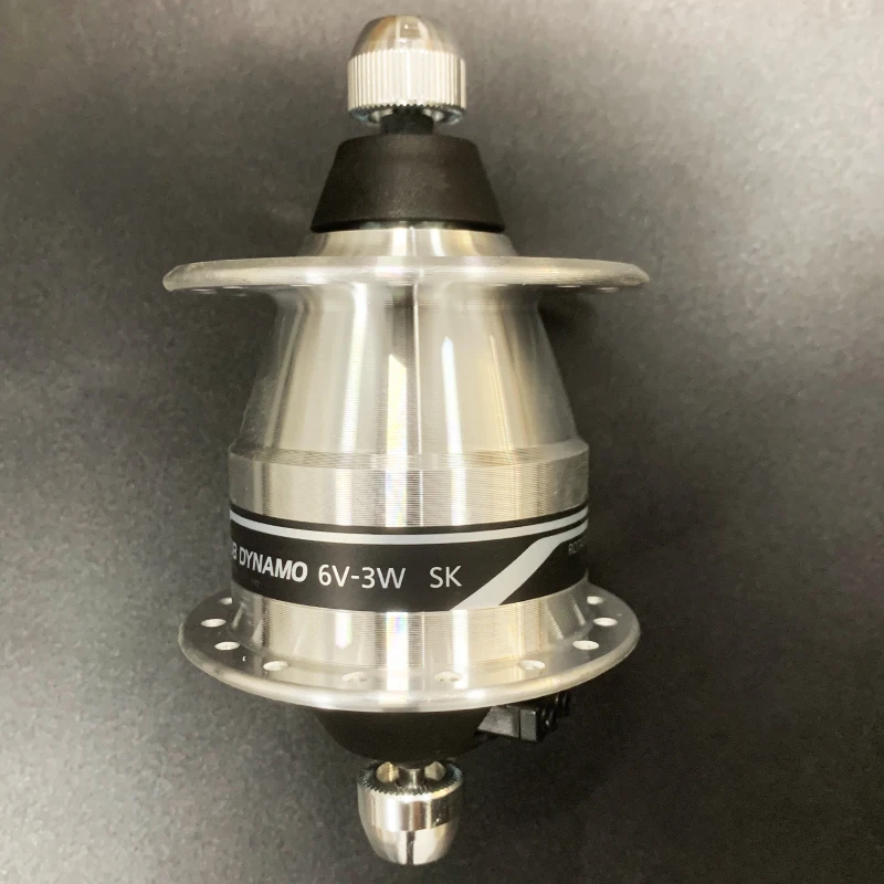 Mozzo Anteriore A Rilascio Rapido Pasoinc 6V 3W Dinamo 10 Mm Power Bike Hub Power Generation