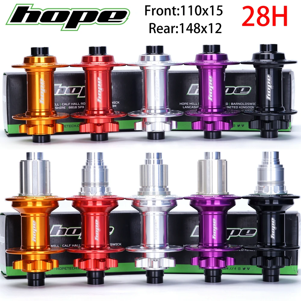 Hope Pro 4 Hub Anteriore 32H Qr 20 X11 0/15X100 Posteriore 12X142 Boost 12X148 / Xd Lega Di Alluminio Forgiatura Cnc Per Dh Am Fr Enduro