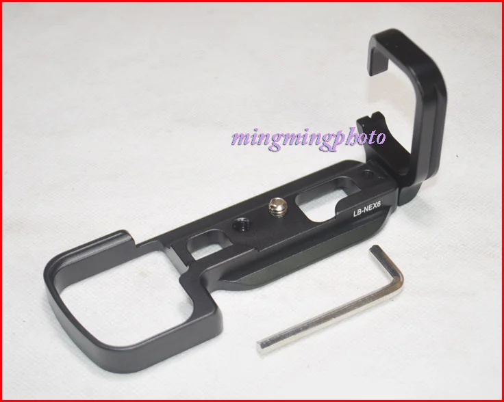 Lb-Nex6 Sgancio Rapido L Targa/Supporto Della Staffa Hand Grip Per Sony Nex6 Rrs Sunwayfoto Markins Compatibile