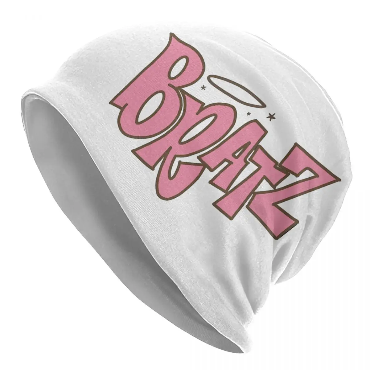 Logo Bratz Y2K Harajuku Anime Hip Hop Skullies Berretti Cappelli Bratz Primavera Unisex Street Caps Warm Dual-Use Bonnet Hat