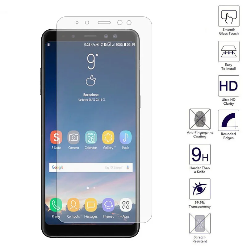 Per Vetro Samsung Galaxy A8 2018 Vetro Temperato Per Samsung Galaxy A8 2018 Screen Protector Per Samsung A8 2018 Vetro A830 Pellicola