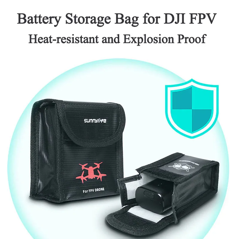 Drone Lipo Batteria Borsa Sicura Per Dji Fpv/Google V2 Custodia Antideflagrante Custodia Antideflagrante Accessori Quadricottero