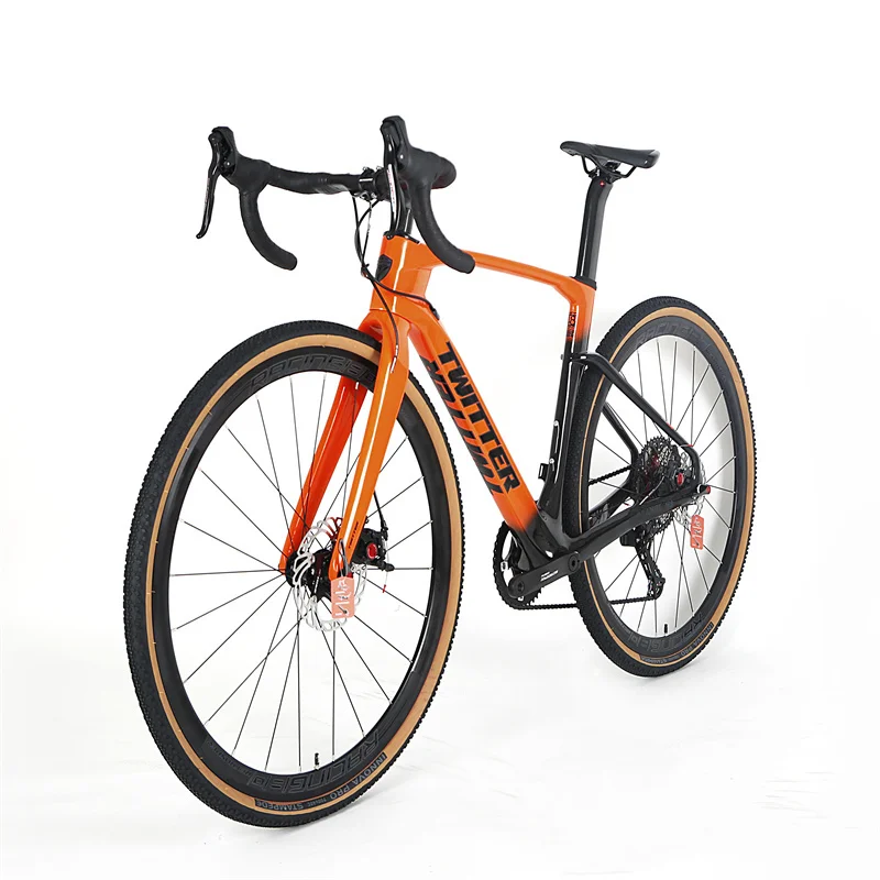 Twitter-Aero Pompa Benna Bici Da Strada In Fibra Di Carbonio, Freno A Disco, Bici Aero Carbon Gravel, V2, T900 Esr, 12X142Mm, 12X 142Mm