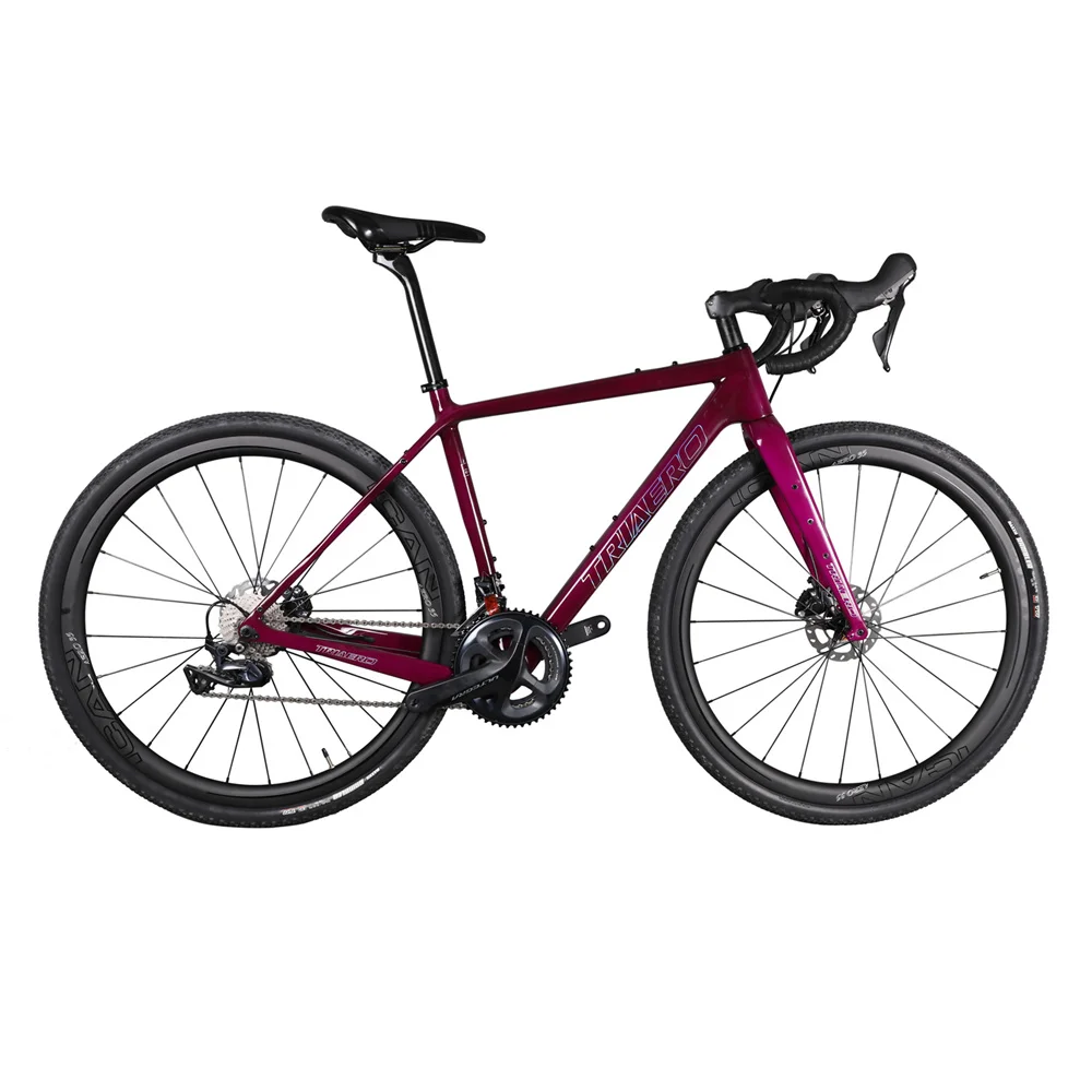 Freno A Disco Per Bici Da Ghiaia Full Carbon Forza 22 Attacco Piatto 140Mm Perno Passante 12*142Mm 700 X 38C Pneumatico