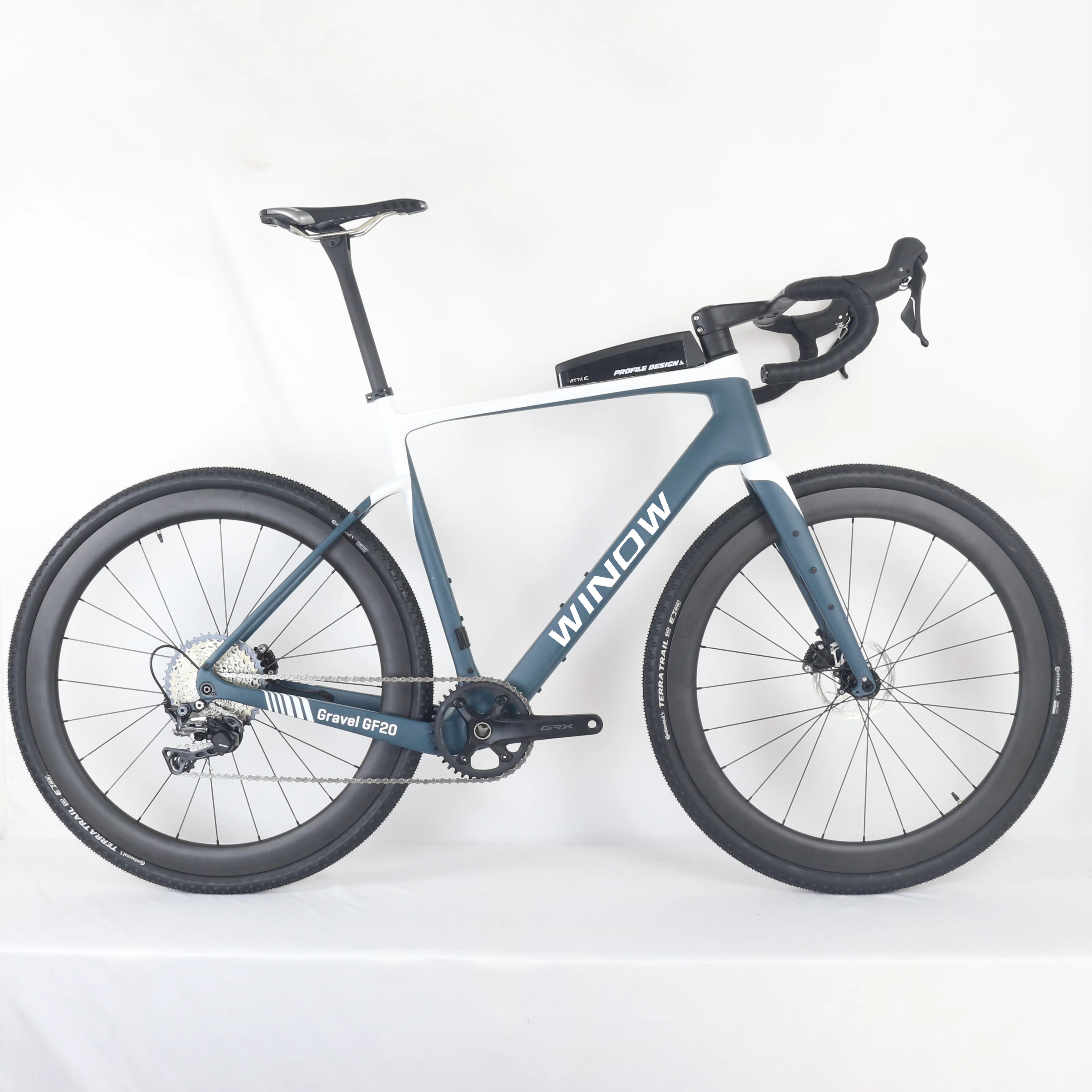 Winowsports 2023 New Gravel Bike Bicycle Full Inner Cable Disc Gravel Bici Completa Con Gruppo Shiman0 R7020/Grx600