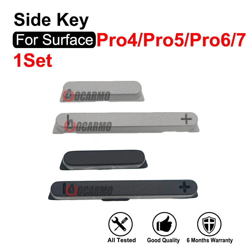 Per Surface Pro 4 5 6 7 Pro7 Pro6 Pro5 Pro4 Volume Up Down Power On Off Pulsante Chiave Laterale Parti Di Riparazione Di Ricambio