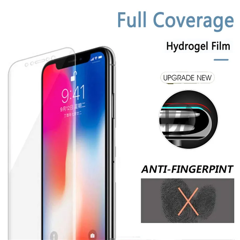 3Pcs Idrogel Pellicola Per Iphone 6 6S 78 Plus X Film Su Per Iphone 7 X R Xsmax Protezione Dello Schermo Protezione Dello Schermo Per Iphone 7 6 Xr