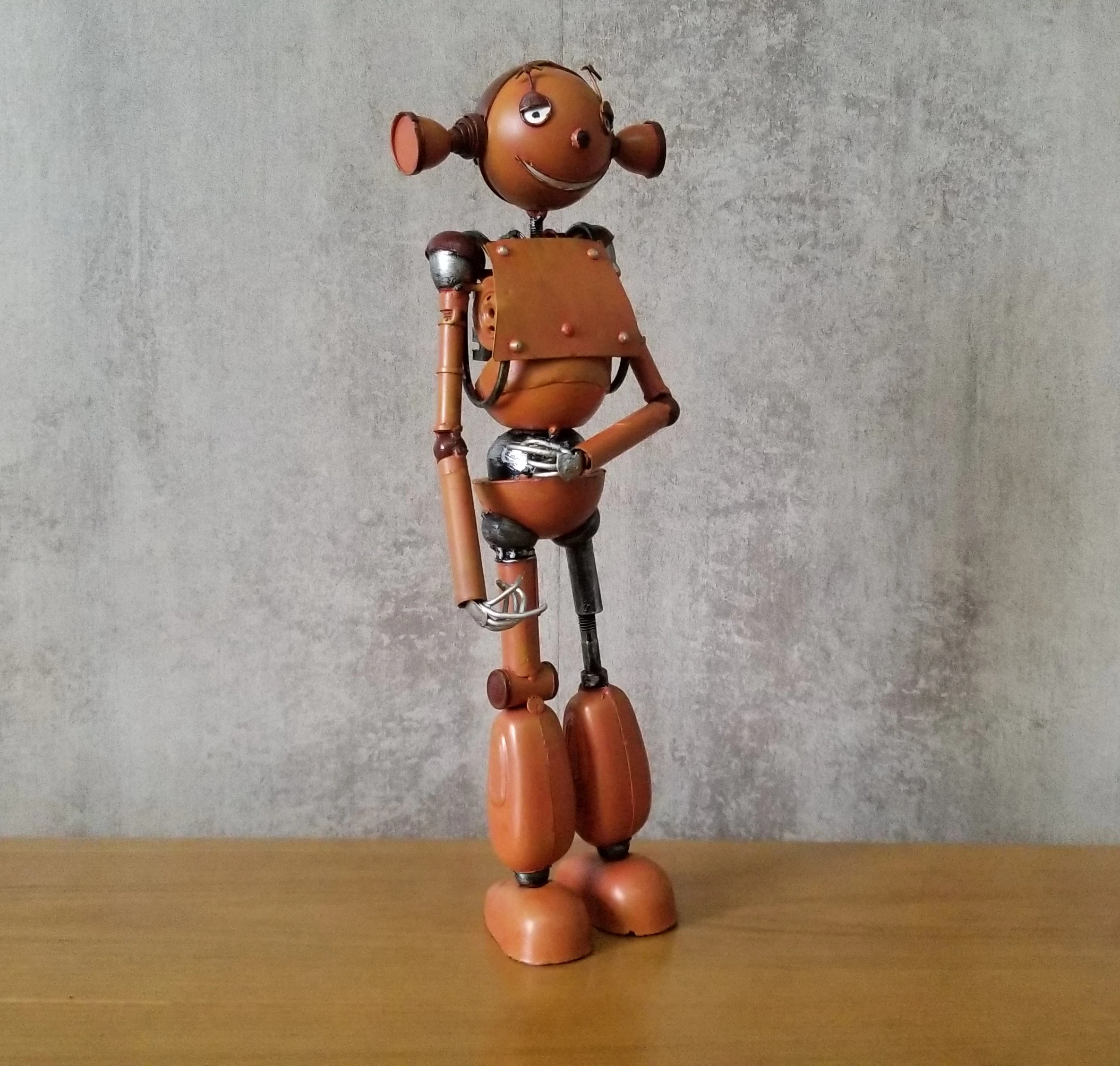 Robot Punk Vintage Ironwork Model Tin Retro Crafts Decorazioni Artigianali Fatte A Mano Regali Nostalgici In Ferro Metallico