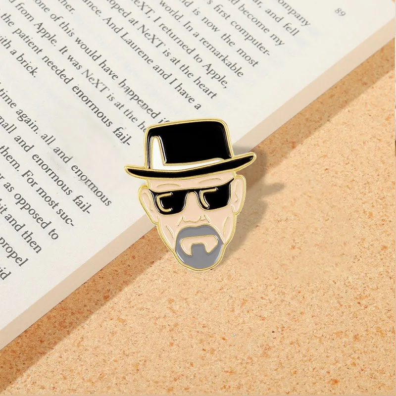 Br Ba Enamel Pin Custom Movie Tv Role Brooches For Shirt Lapel Bag Badge Punk Vintage Classic Movie Jewelry Gift For Friends