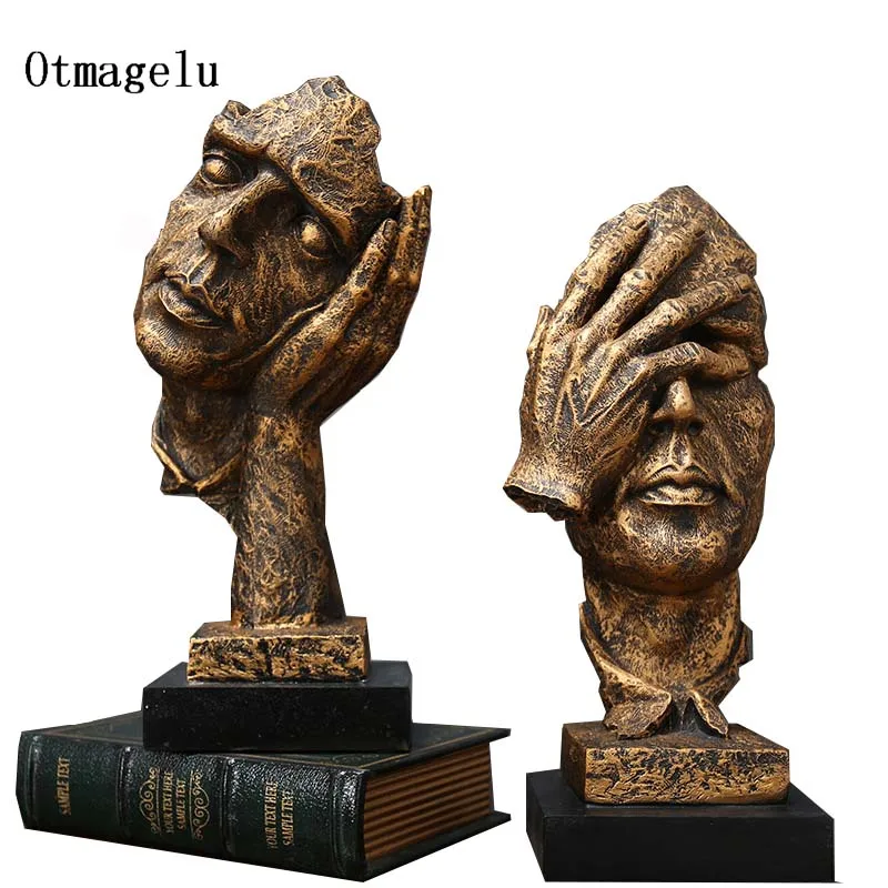 Artigianato In Resina Figurine Moderne Miniature Ornamento Vintage Soggiorno Ufficio Biblioteca Tv Armadietto Del Vino Decorazioni Per La Casa Accesso