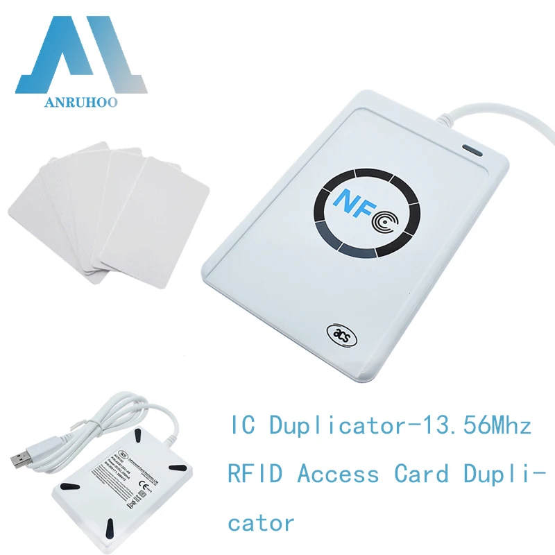 Nuovo Acr122U Ic Card Duplicator Lettore Di Decodifica Di Crittografia Rfid 13.56Mhz Nfc Smart Chip Tag Writer Iso14443 Key Usb Clone Copier