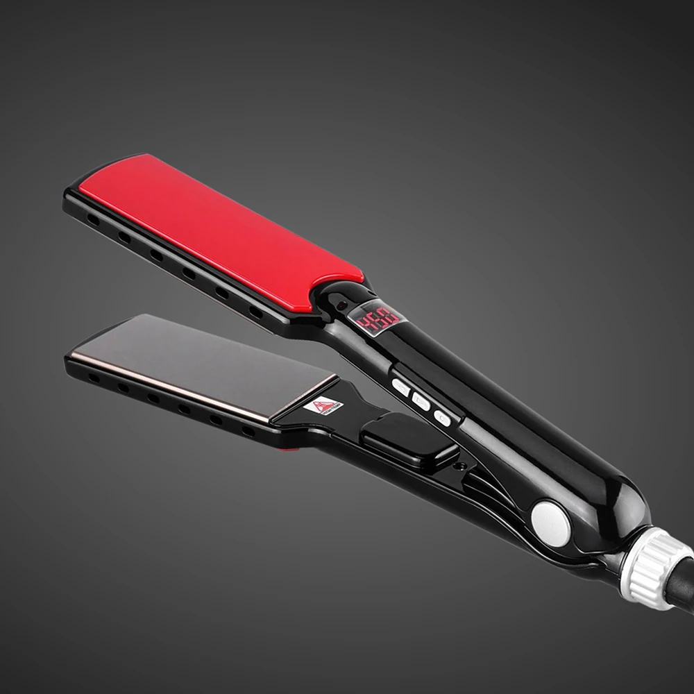 Piastra Per Capelli Titanium 480F Piastre Larghe Professionali Ad Alta Temperatura Ferri Trattamento Ptc Ferro Da Stiro E Spazzola Per Capelli