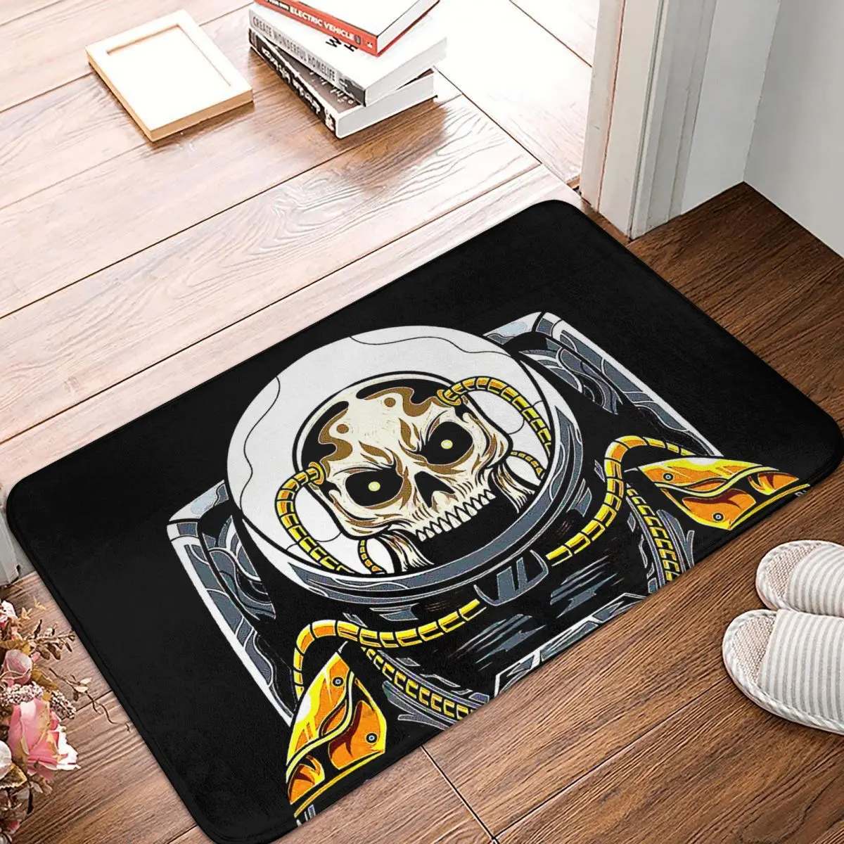 Dead Space Survival Horror Game Zerbino Antiscivolo Crazy Astronaut Skull Bath Bedroom Mat Tappeto Esterno Home Pattern Decor