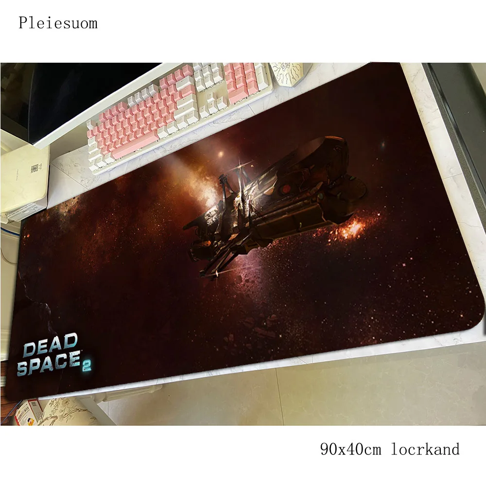 Dead Space Padmouse Accessorio Regalo Di Halloween 900X400Mm Tappetino Per Mouse 3D Gaming Enterprise Tappetini In Gomma Tastiera Tappetino Per Mouse 