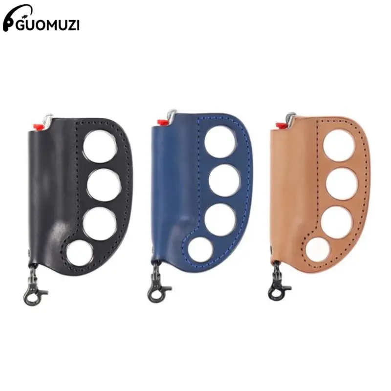 Accendino Da Campeggio All'Aperto Proteggi Fondina Nocche Modello Difesa Personale Portachiavi Strumento Accendino Custodia In Pelle Accessori Per Str