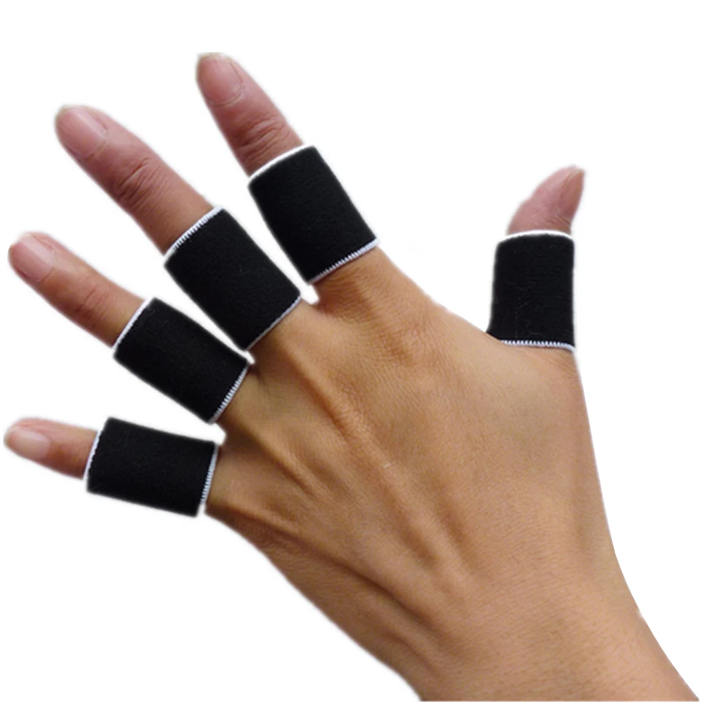 5 Pz/Set Knuckle Protector Elastico Sport Knuckle Guard Antiscivolo Proteggere Dito Mano Brace Palla Sport Protezione Forniture