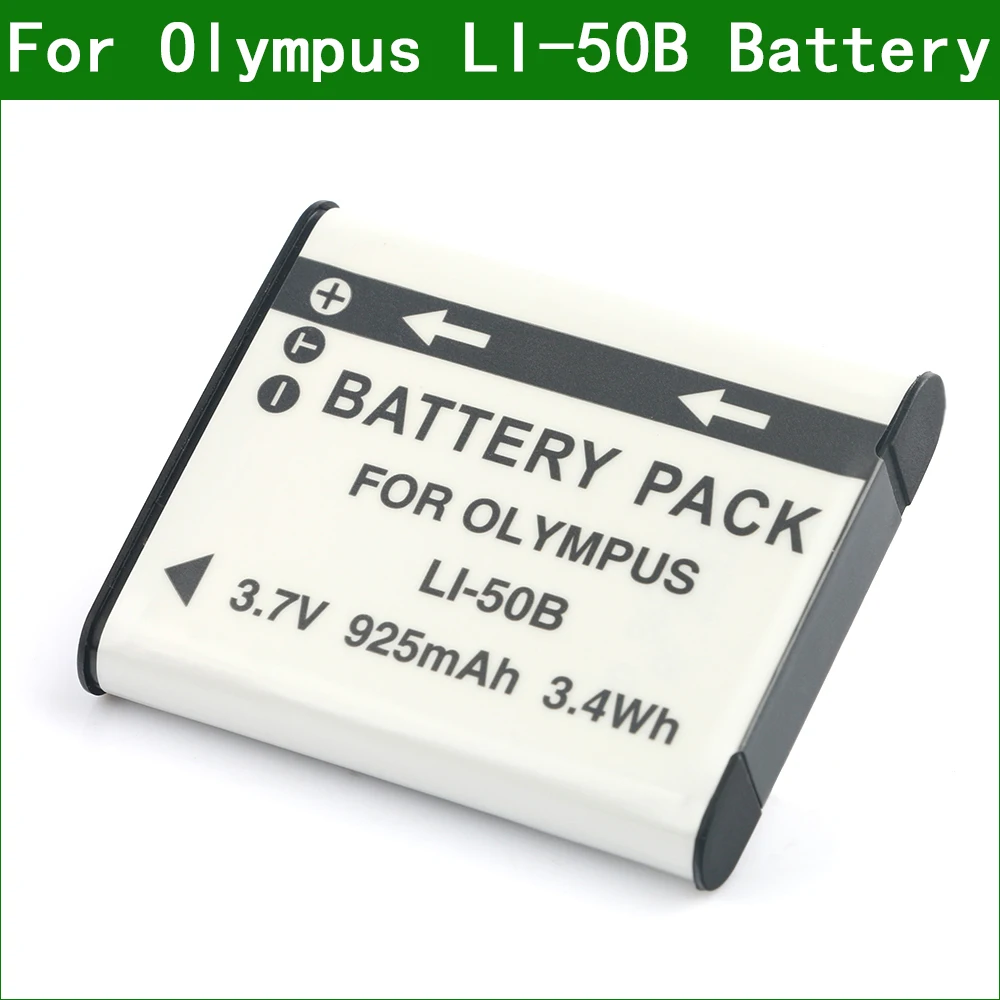 Li-50B Li50B Batteria Fotocamera Digitale Per Olympus Tg-620 Tg-630 Tg-805 Tg-810 Tg-820 Tg-830 Tg-850 Tg-860 Tg-870