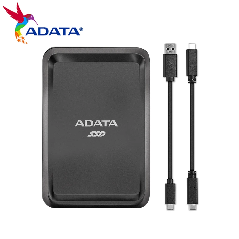 Adata Ssd Esterno 250Gb 500Gb Ultra Slim Usb 3.2 Gen 2 Type-C Disco Rigido Portatile Per Computer Ps5 Ssd Disk