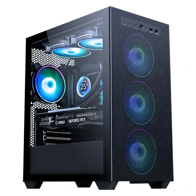 Aotesier Wholesale Pc Computer Set Completo Installazione I5 I7 I9 Computer Gamers Gaming Pc Desktop Pc Win10 Con 16G Ram 256G Ssd