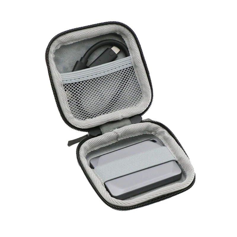 Custodia Rigida In Eva Per Crucial X9 X10 1Tb 2Tb 4Tb 500Gb Portables Ssd Borsa Protettiva Da Viaggio