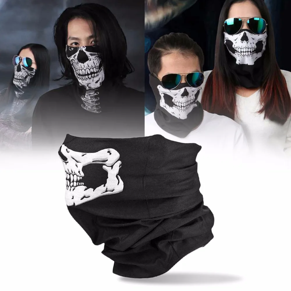 Passamontagna Teschio Di Alta Qualità Maschera Tradizionale Per La Testa Del Viso Gator Black Bike Skateboard Hood Costume Party Copricapo