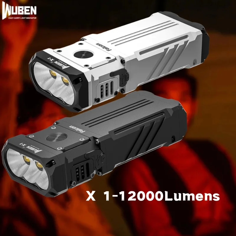 Torcia Ricaricabile Wuben X-1 12000Lumen Type-C