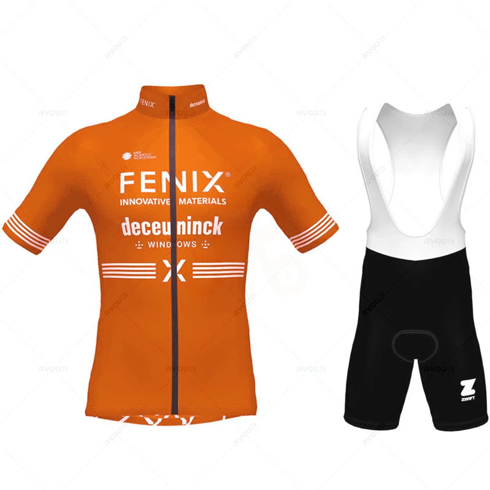 Fenix-Deceuninck-Set Di Maglie Da Ciclismo Estive, Abbigliamento Da Bici Mtb, Abbigliamento Da Bicicletta, Outdoor, Asciugatura Rapida, Ropa Maillot, 