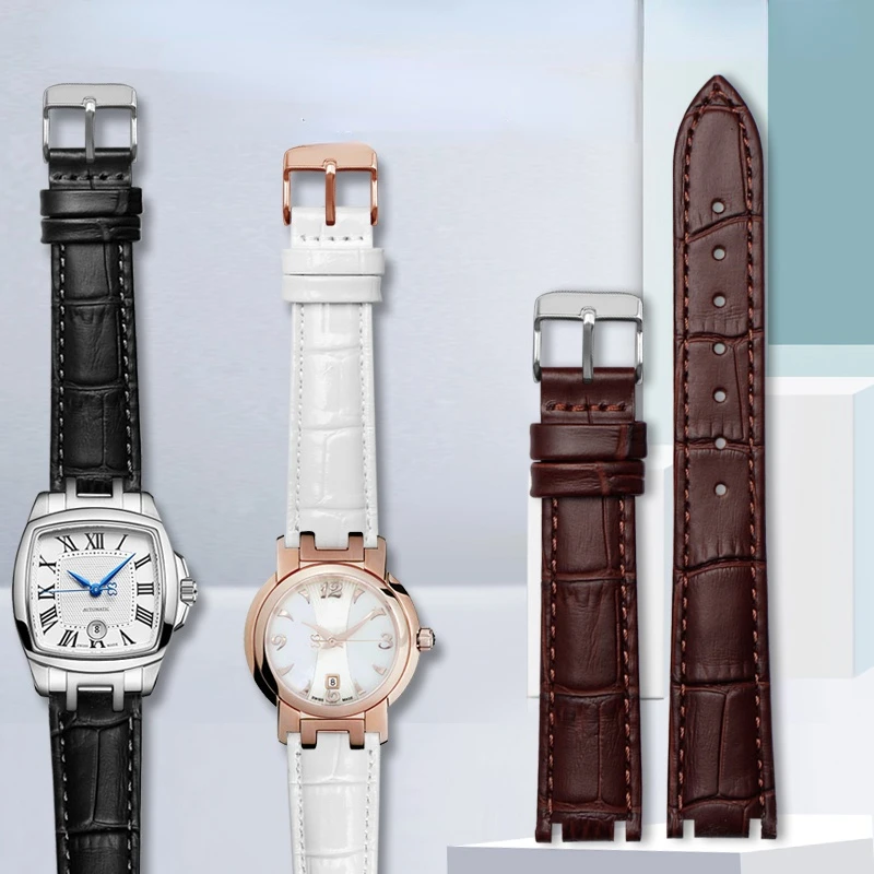 Cinturino Per Orologio In Vera Pelle Per Ernest Borel Legend Doppio Interfaceqbs Lbr Ls Lg1856 Accessori Per Cinturini Da Donna 16Mm