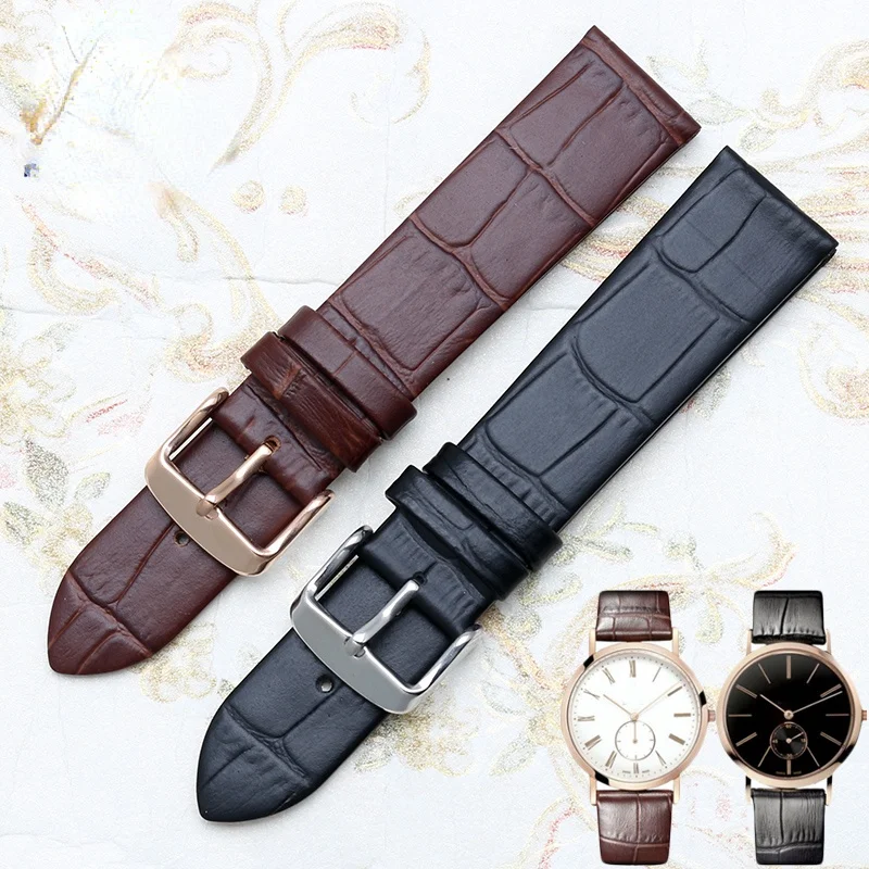 Cinturino In Vera Pelle Per Ernest Borel Elegant Series Ggr850N Cinturino Per Orologio Da Donna Morbido E Confortevole Sottile Morbido 18 20 22Mm