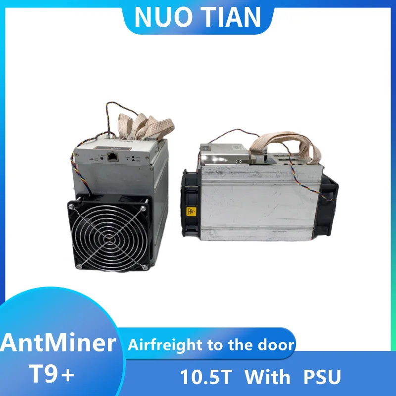 Usato Antminer T9 10.5T Btc Miner Con Psu Economico Di Antminer S9 T9 10.5T S11 Z9 Z11 S15 T15 Whatsminer M3X