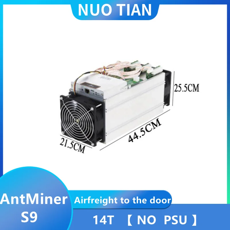 Usato Antminer S9 14T No Psu Btc Bch Miner Migliore Di S9 S9I 13.5T 14T