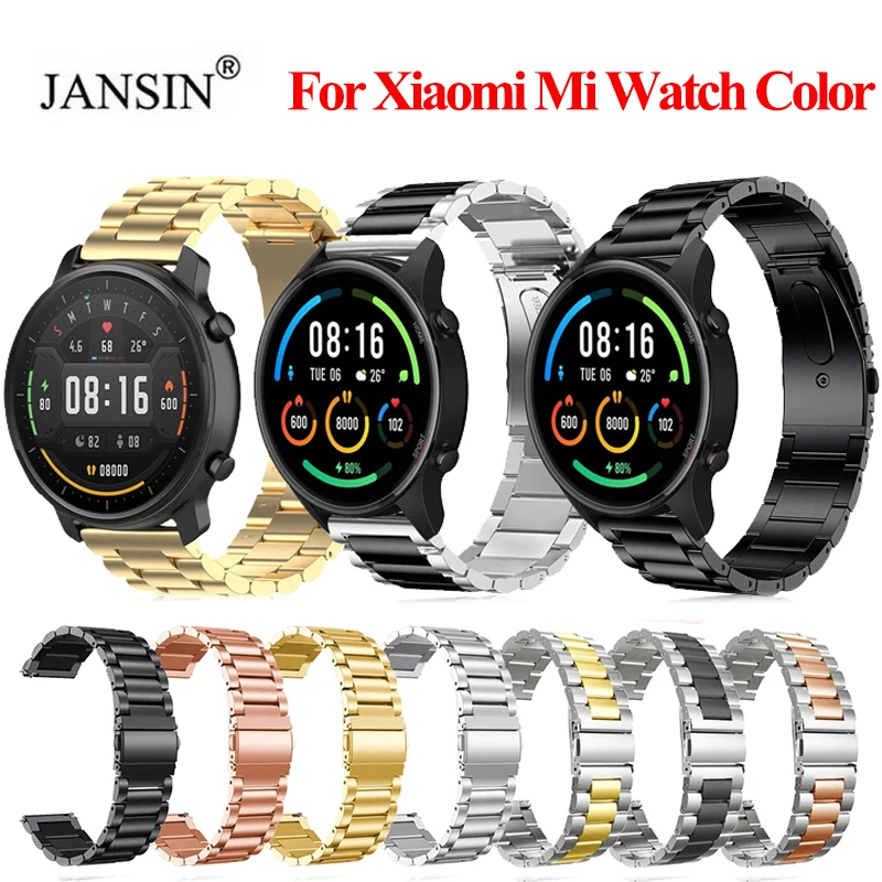 Cinturino In Acciaio Inossidabile Per Xiaomi Mi Watch Color Cinturino Per Cinturino Per Xiaomi Mi Color Smartwatch Cinturino In Metallo Mi Watch Color