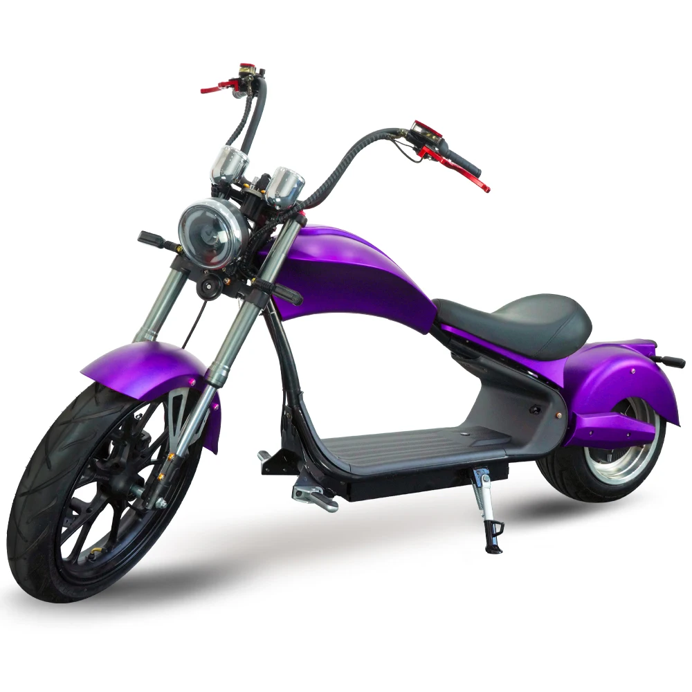 Eu Warehouse 2000W 60V Lithium Cheap City Coco E Chopper Citycoco Scooter Elettrici