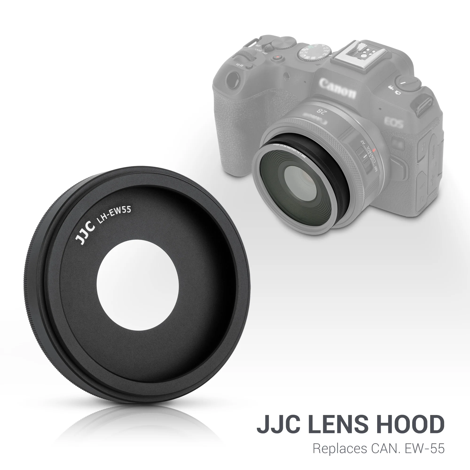 Jjc Protezione Paraluce Sostituire Per Canon Ew-55 Per Obiettivo Canon Rf 28Mm F/2.8 Stm