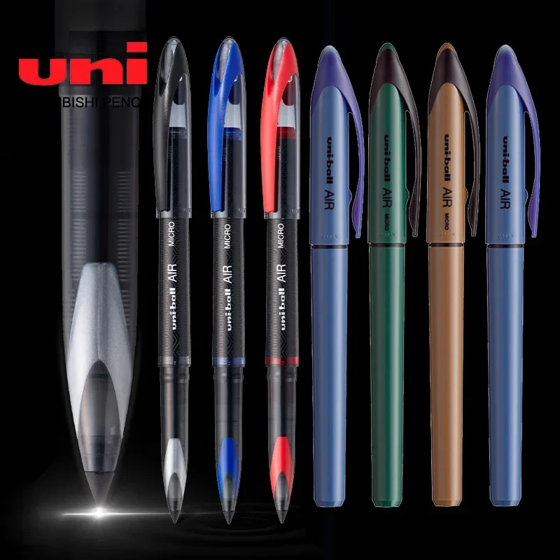 1 Pz Uni-Ball Air Roller Ball Gel Pen Uba-188/Uba-188C Black Technology Free Ink Control Straight Liquid Signature Pen 0.7/0.5Mm