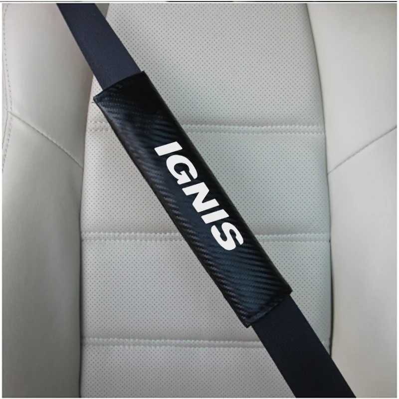 2 Pezzi Pu Fashion Car Seat Belt Cover Car Seat Belt Spalline Per Suzuki Ignis