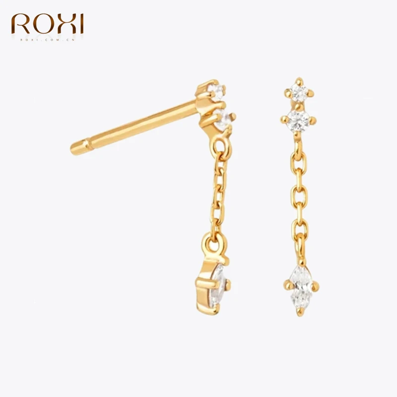 Orecchini A Bottone Con Cristalli Di Nappa Roxi Per Donna Orecchini A Forma Di Stella In Argento Sterling 925 Con Orecchini A Forma Di Cavallo