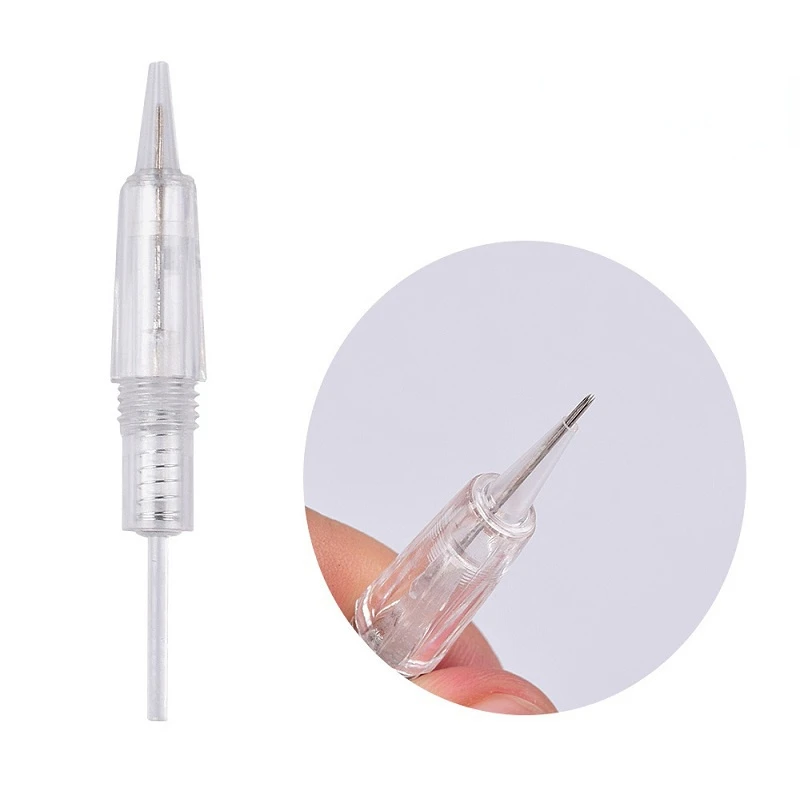 10Pcs Microneedles Disposable Screw Needle Cartridge For Premium Charmant Permanent Tattoo Machine 1P 1D 2P 3P 3Fp 5P 5Fp 7Fp 7P
