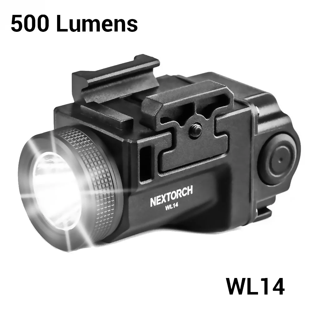 Nextorch Tactical Arma Light 500 Lumen Pistola Pistola Luce Ricaricabile Pistola Luce Pistola Torcia Lampada Per Mil-Std-1913 Gl