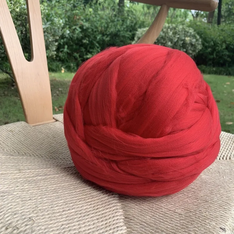 500G/Palla Di Lana Fai-Da-Te Coperta Tessuta A Mano Braccio Coperta Lavorata A Maglia Imitazione Lana Coperta Di Lana Ultragrossa Linea Coperte E Gett